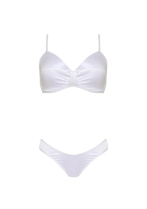 Amir Slama gathered string bikini - White