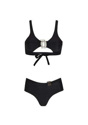 Amir Slama embellished-tie bikini - Black