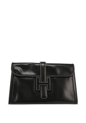 Hermès Pre-Owned 1985 Jige clutch bag - Black