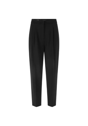 MARCCAIN pleated trousers - Black