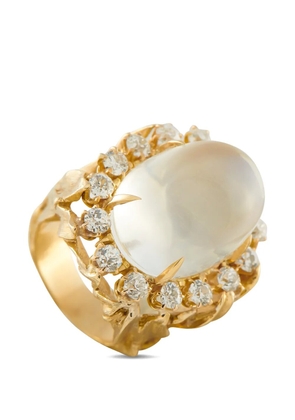 LB Exclusive moonstone diamond ring - Gold