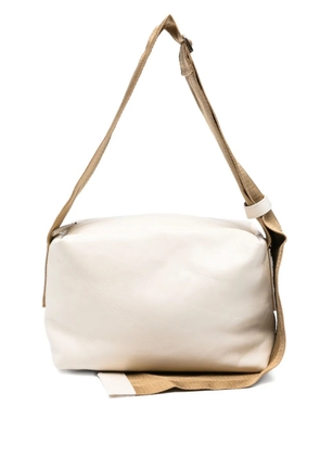 Uma Wang leather shoulder bag - White