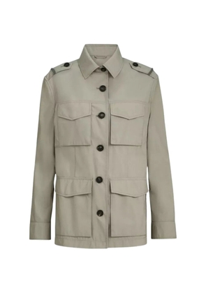 Brunello Cucinelli buttoned flap-pocket jacket - Neutrals