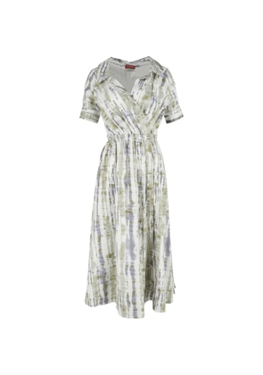Altuzarra Lydia Shibori-dyed midi dress - White