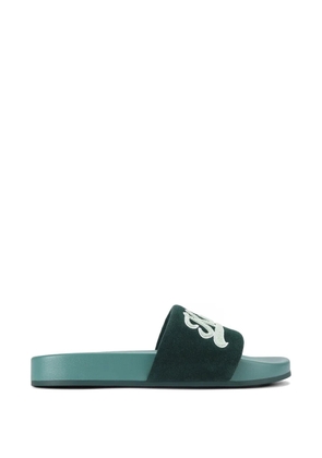 Kurt Geiger London suede slides - Green