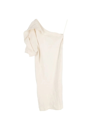 Bottega Veneta Pre-Owned one-shoulder midi dress - Neutrals