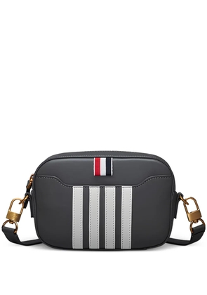 Thom Browne stripe satchel bag - Grey