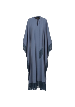 Taller Marmo Hammamet fringed maxi dress - Blue