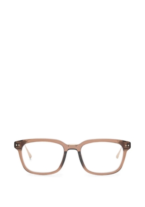 Linda Farrow Mauro rectangle-frame glasses - Brown