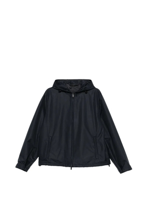 Giorgio Armani blue hooded jacket