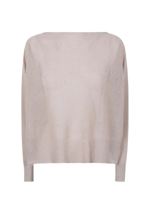 D.Exterior lurex-embellishment sweater - Neutrals