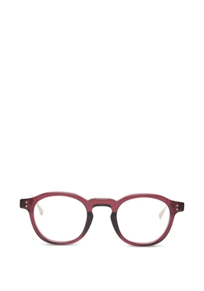 Linda Farrow round heath glasses - Red