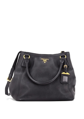 Prada Pre-Owned Convertible Leather Medium satchel - Black