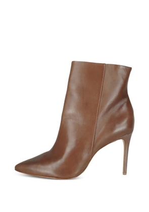 Schutz Mikki leather ankle boots - Brown
