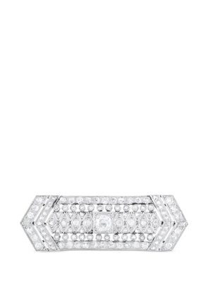 LB Exclusive diamond french brooch - Silver