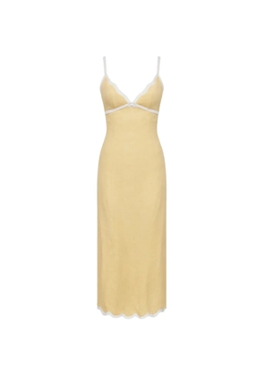 Reformation Sara linen midi dress - Yellow
