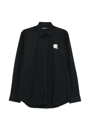 Karl Lagerfeld logo detail shirt - Blue