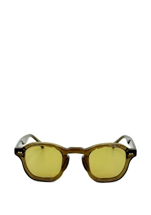 Josef Miller round-frame sunglasses - Green