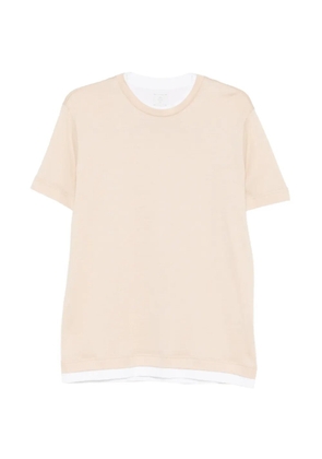 Eleventy layer T-shirt - Neutrals