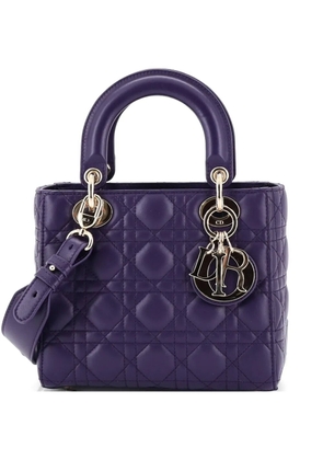 Christian Dior Pre-Owned My ABCDior Lady Dior Bag Cannage Quilt Lambskin crossbody bag - Purple