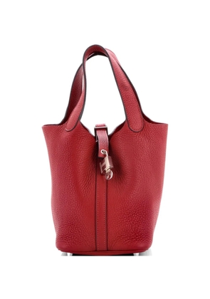 Hermès Pre-Owned Picotin Lock Bag Clemence PM bucket bag - Red