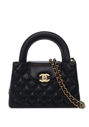 CHANEL Pre-Owned 2021-2026 Nano Quilted Lambskin Kelly Shopper Bag satchel - Black