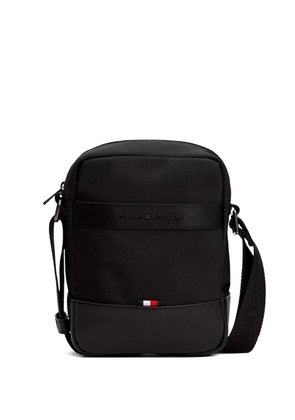 Tommy Hilfiger logo-plaque shoulder bag - Black