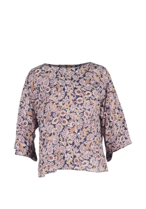 Max Mara printed silk blouse - Blue