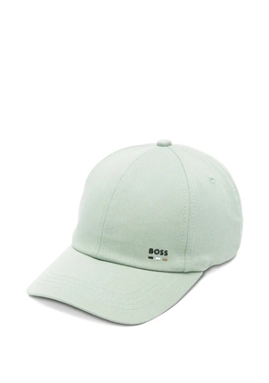 BOSS logo-detail cap - Green