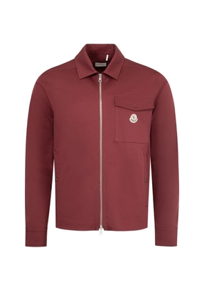Moncler pocket zip shirt jacket - Red