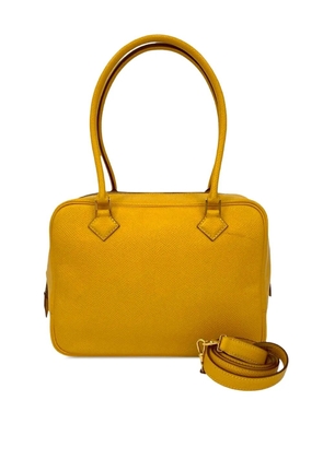 Hermès Pre-Owned 1996 Courchevel Mini Plume 20 satchel - Yellow