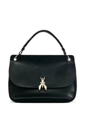 Patrizia Pepe Soft Essential Fly leather bag - Black