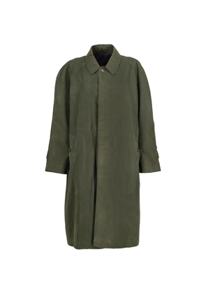 Vintage button-fastening coat - Green