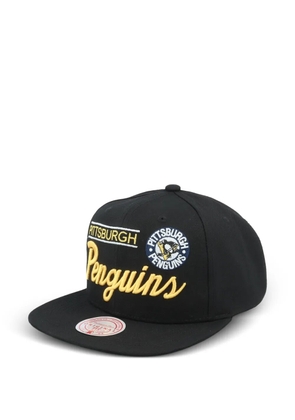 Mitchell & Ness x NHL logo-embroidery baseball cap - Black