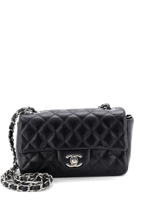 CHANEL Pre-Owned Classic Single Flap Bag Quilted Caviar Mini crossbody bag - Black
