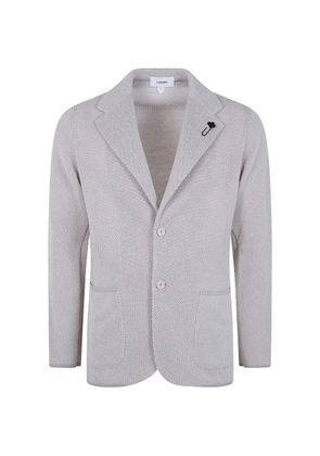 Lardini texture blazer - Neutrals