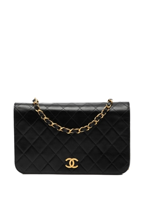 CHANEL Pre-Owned 1997-1999 CC Quilted Lambskin Full Single Flap crossbody bag - Black