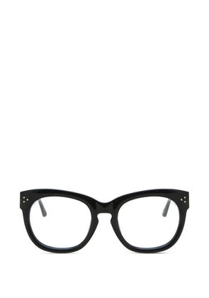 Linda Farrow embellishment geometric sunglasses - Black