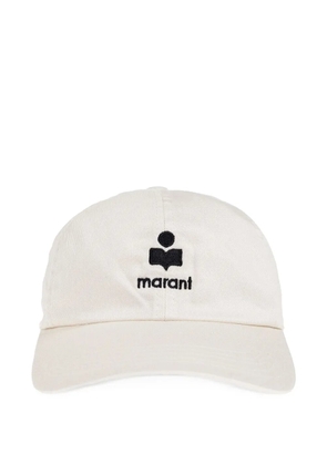 ISABEL MARANT logo embroidered cap - White