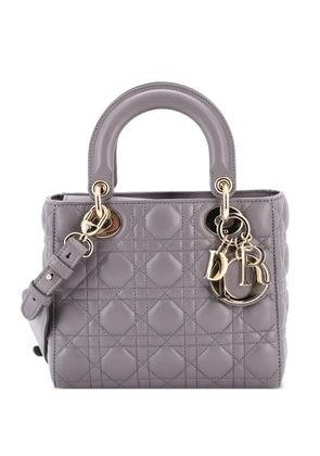 Christian Dior Pre-Owned My ABCDior Lady Dior Bag Cannage Quilt Lambskin crossbody bag - Grey