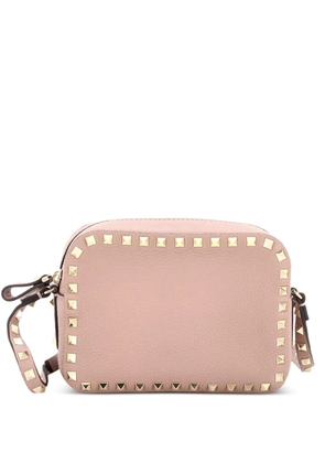 Valentino Garavani Pre-Owned Rockstud Camera Leather crossbody bag - Neutrals