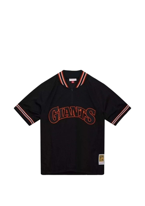 Mitchell & Ness 1991 San Francisco Giants logo zip jersey - Black