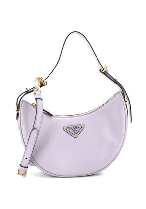 Prada Pre-Owned Arque Half Moon Leather Small hobo bag - Purple