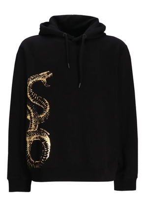Armani Exchange printed hoodie - Black