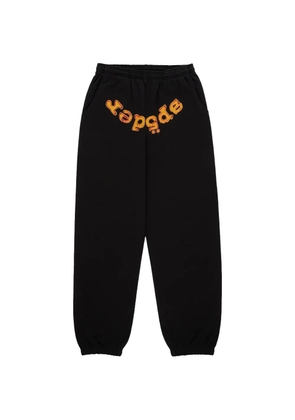 SP5DER logo track pants - Black