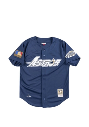 Mitchell & Ness MLB Houston Astros buttoned T-shirt - Blue