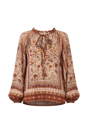 Mihos printed top - Neutrals