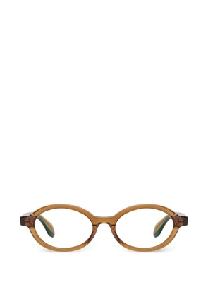 GIGI STUDIOS Cassia oval-frame glasses - Brown