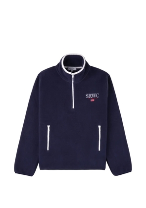 Sporty & Rich zip fleece jacket - Blue