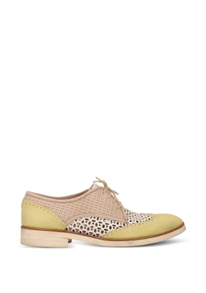 John Richmond Vintage perforated-detail shoes - Yellow